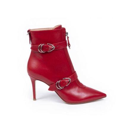 Gianvito Rossi, Boot Punk Czerwony, Kobieta, Rozmiar: 37 EU