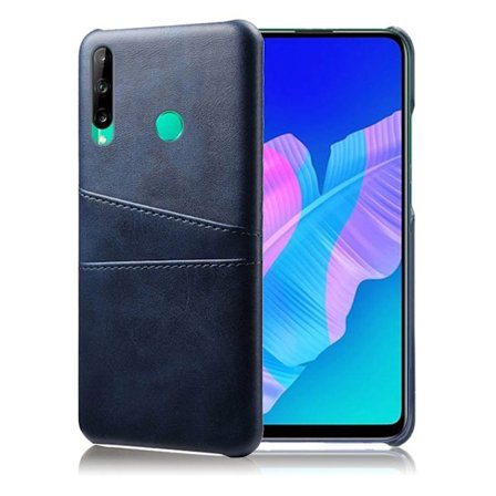 Huawei P40 Lite E skal med korthållare - Blå