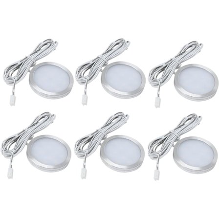 St LED Inbyggda Spotlights 12V 3W Infällda Taklampor för Husbil Husvagn Båt Varmvit_xx