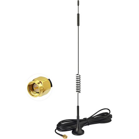 4G LTE -antenni SMA 7dBi magneettijalustalla 4G-antenni 3 metrin/9,84 jalan jatkokaapelilla Antenni EE O2 Vodafone Three Huawei Netgear 4G LTE -
