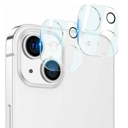 2-pack Iphone 14 - Premium 3d Kamera Härdat Glas Transparent