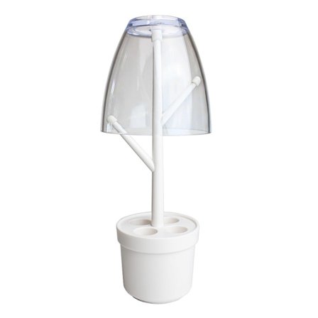 Tandbørsteholder med krus - Hvid