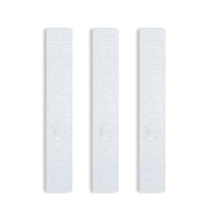 Professionella nagelfilar, 100/180 set Dubbelsidigt korn Emery Board manikyrverktyg för hem- och salongsbruk rectangle