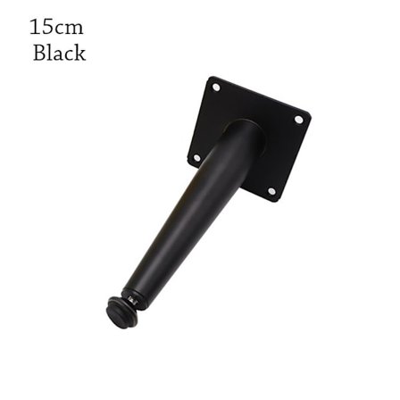 Huonekalut Pyörät Jalat MUSTA 15cm