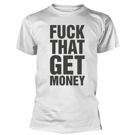 The 1975 Unisex Vuxen Fuck That Get Money T-shirt S Vit/Svart