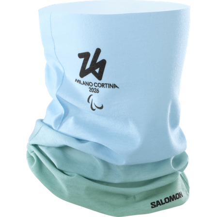 Salomon - Cappelli e cappellini Gold Paralympic Neck Tube - Granite Green / Clear SKY