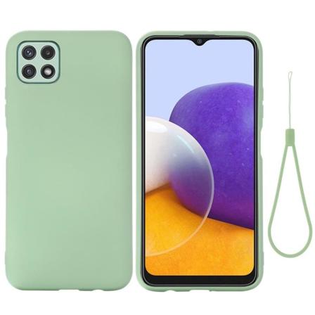 Matta nestesilikoninen kuori Samsung Galaxy A22 5G - Vihreä Green