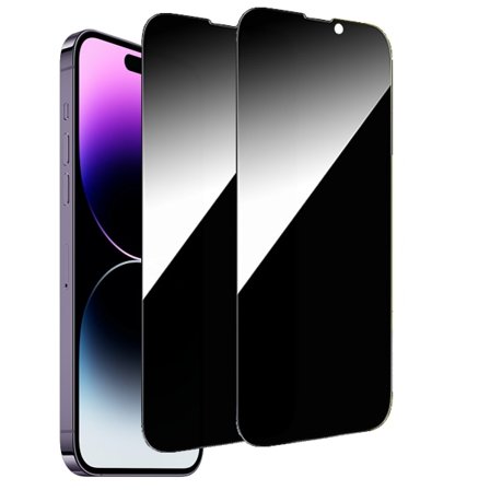 2-Pack iPhone 14 Pro Privatliv / Sekretess Skærmbeskyttelse