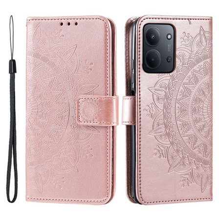 Xiaomi Redmi 15C 5G / 15C 4G Cover with Card slots - Rose gold