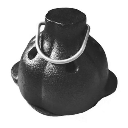 Røgeovn i støbejern til hvidløg, røgeboks, præ-krydret støbejerns hvidløgsrister til grill, til BBQ