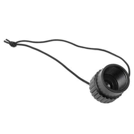 Scuba Diving gevindskåret støvhætte Din 5/8-14NPS støvhætte tankventil mundstykke tilbehør del sort