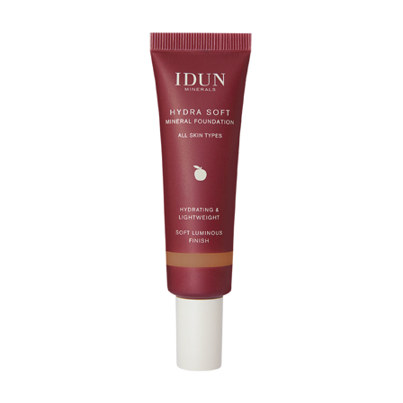 IDUN Minerals Hydra Soft Mineral Foundation, Alva, Medium/mørk, 30 ml