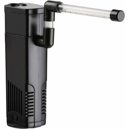 Akvarie intern filter med 3W 350L/H flow vandpumpe, intern filter til ferskvandsakvarium op til 40L