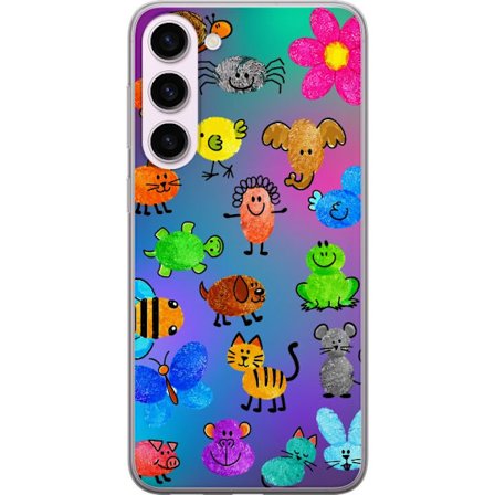 Yhteensopiva Puhelinkuori Samsung Galaxy S23+ Little Scribble Friends