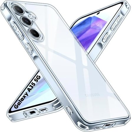 TPU-kuori - Phonillico - Samsung Galaxy A35 5G - Pehmeä Suoja - Ultra Ohut - Läpinäkyvä