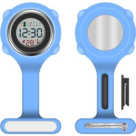 Sykepleierklokke Brosje Silikon Sykepleierklokke med Klips Sykepleierlomme