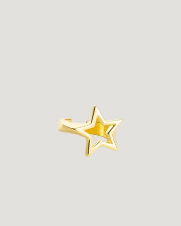 Timi of Sweden Indigo - Star Ring Gyllen Smykker Jente - Kids Brand Store