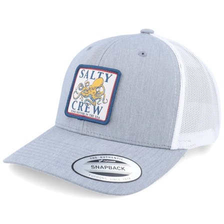 Salty Crew - Grau Trucker Cap - Ink Slinger Retro Heather Grey/White Trucker @ Hatstore