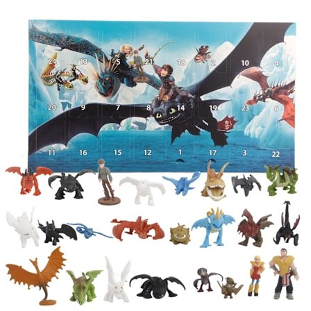 NA/Het 2025 Sådan træner du din drage Julekalender Jul, 24 dages nedtællingskalender