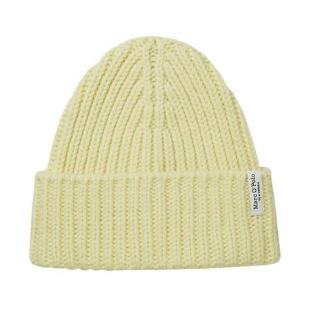 Marc O'Polo Chunky knit Hoed with cuff , Geel , Dames , Maat: ONE Size