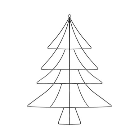 Festival Iron Joulukuusi Taideteos Puutarhaan Parvekkeelle Kestävä Seinäkoriste