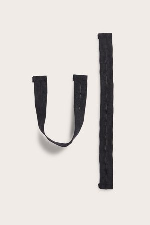 Kappahl | Fotstrikk 2-pack Svart ONE SIZE | Svart