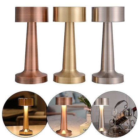 Rechargeable Led Table Lamp Touch Sensor Desk Light Bedroom Restaurant Bar Decor