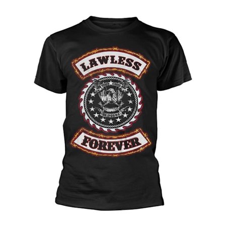 W.A.S.P Unisex Adult Lawless Forever T-Shirt M Svart