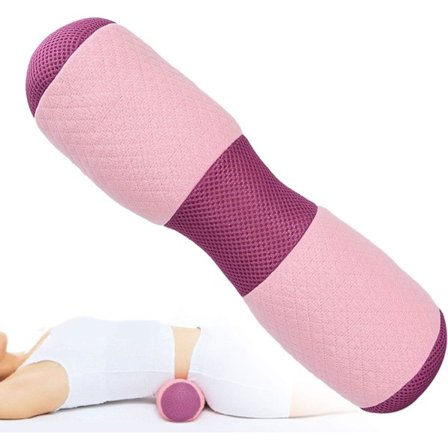 Yogamatte, yoga lumbale pute for korrigering av korsrygg og bekken, memory foam-blokk, fast yogamatte, korrigering av korsrygg og bekken