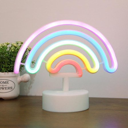 Neonljusskylt Vägglampa