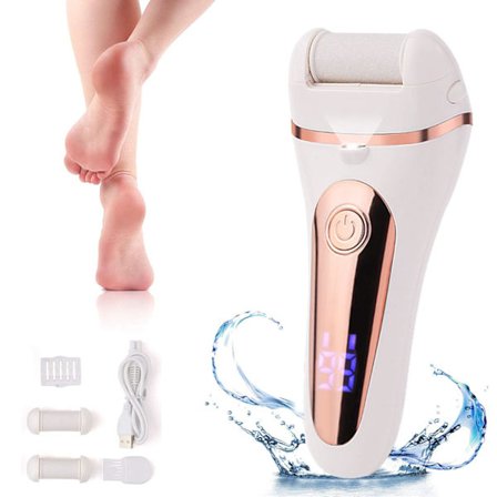 Fodfil til fjernelse af hård hud - Elektrisk fodfil til fjernelse af hård hud, Genopladelig