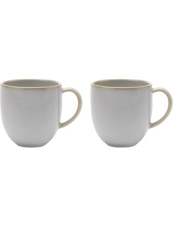 Tavola Mug 2 Pcs. Home Tableware Cups & Mugs Coffee Cups Harmaa Knabstrup Keramik