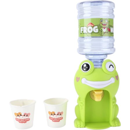 Mini Vattendispenser för Barn, Söt Present för Barn, Kallt/Varmt Vatten