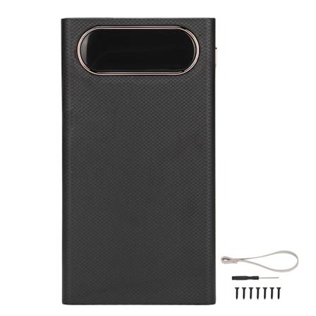 10W DIY 18650 Bærbar Powerbank Etui L12 Mobil Batterioplader 12 Batterier Kapacitet med 2 LED Lys LCD DisplaySort