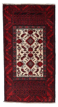 Belutsch Teppich 90X168 Wolle, Persien
