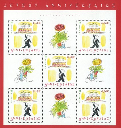 Frankrig - YT nr. 75 - Postfrisk miniark