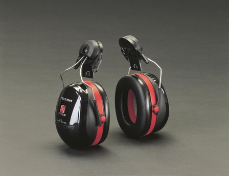 3M Peltor Optime III Hørselvern med hjelmfeste, Hørselvern