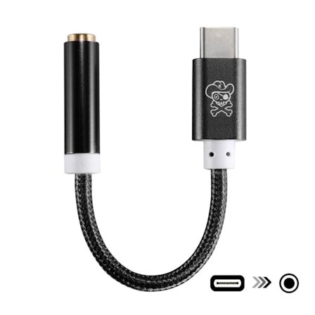 HAT PRINCE USB Type-C to 3.5mm Audio Adapter Cable - Black