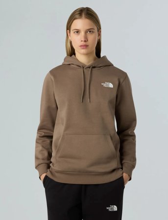 The North Face W Simple Dome Regular Hoodie - Brown - M