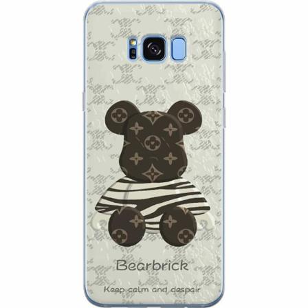 Samsung Galaxy S8 Genomskinligt Skal Brown Bear