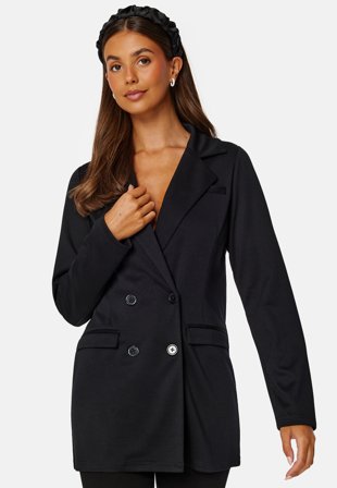 BUBBLEROOM Serene soft blazer Black Klær
