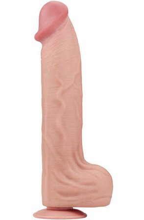 Lovetoy Dual Layer Sliding Skin Dildo 36 cm - Woome.pl
