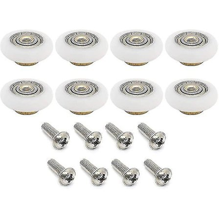 8 kpl/setti Suihkukaapin rullat Juoksijat Pyörät Varaosa Kylpyhuoneen lasioven juoksija Liukuva suihkukaapin rullapyörä