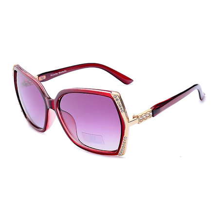 Blanche Michelle Högkvalitativa Överdimensionerade Polariserande Solglasögon Vuxen UV400 oculos de sol Gradient Körning Solglasögon Med Box(gradient 