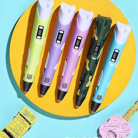 3d Pen Diy Pen 3d Printer Pen Drawing Pens 3d Printing Pen With 100m Pla Filament