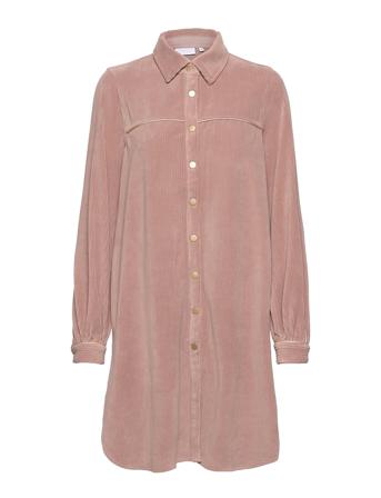 Corduroy Shirt Dress Pink Coster Copenhagen