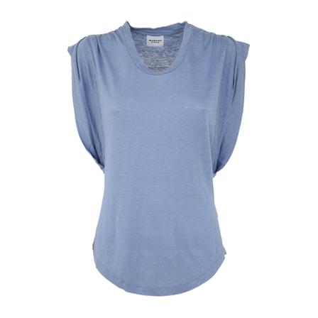 Isabel Marant Étoile, T-Shirts Niebieski, Kobieta, Rozmiar: S