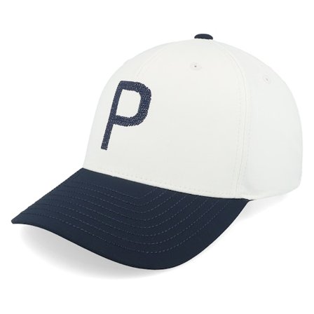 Puma - White adjustable Gorra - Crafted P Cap White 110 Adjustable @ Hatstore