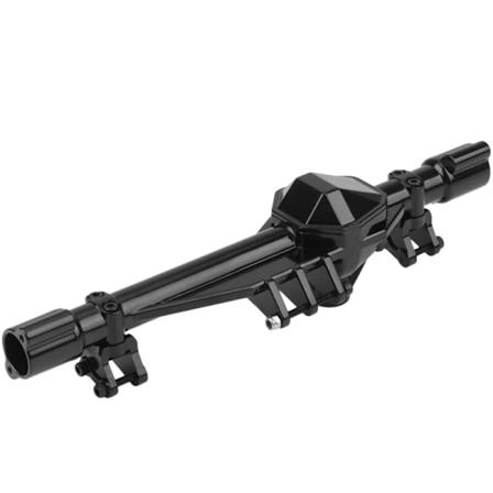 Metall Bakaxelhus Bro Skal för Axial RBX10 Ryft 1/10 RC Bil Uppgradering Delar Tillbehör, Svart