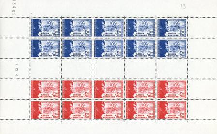 Frankrig 1942 - YT 565-566 - Postfrisk helark - Postfrisk ark